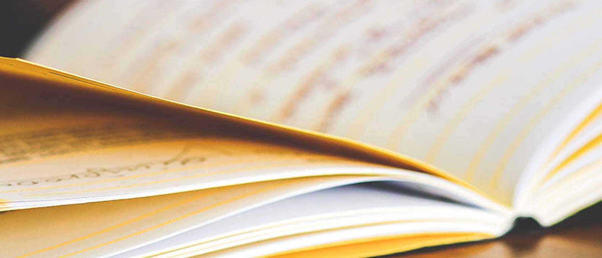 A large image of an open book