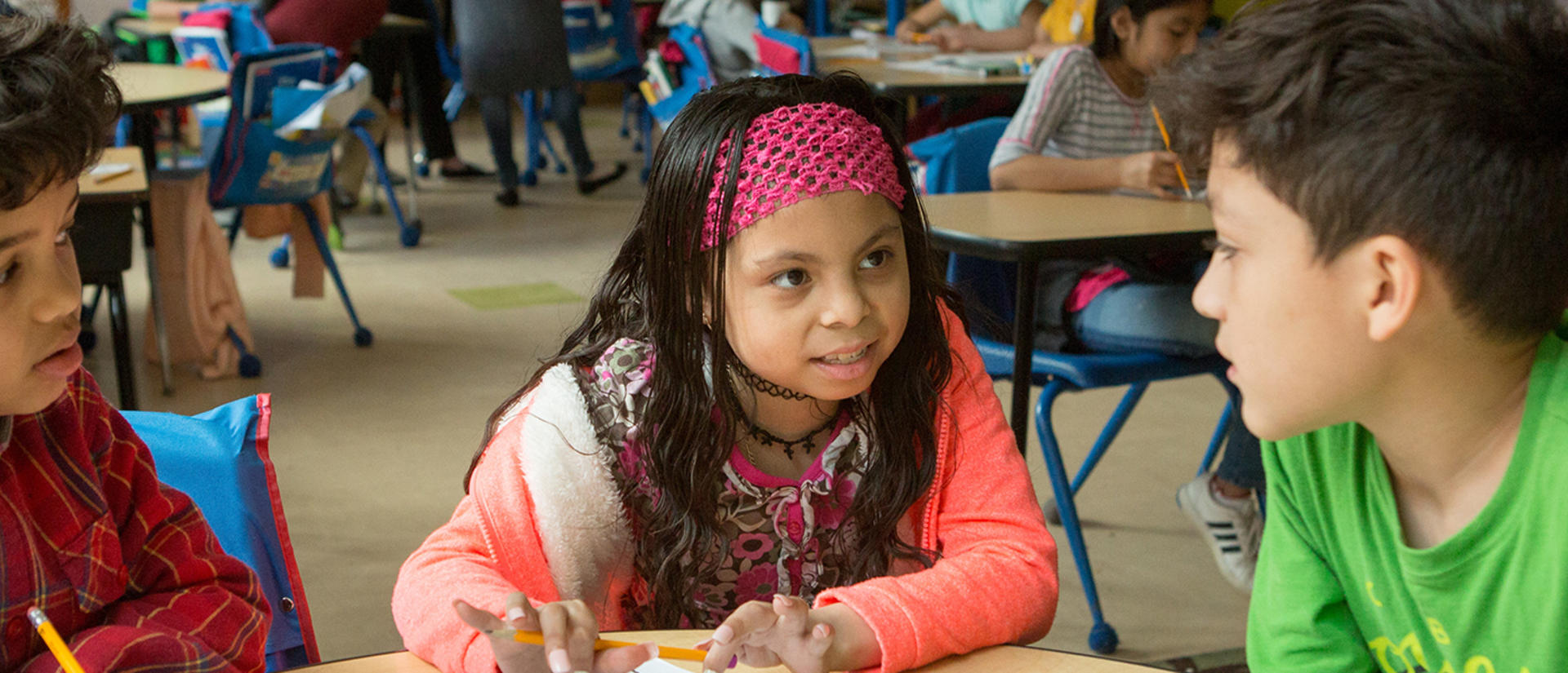 kids in classroom