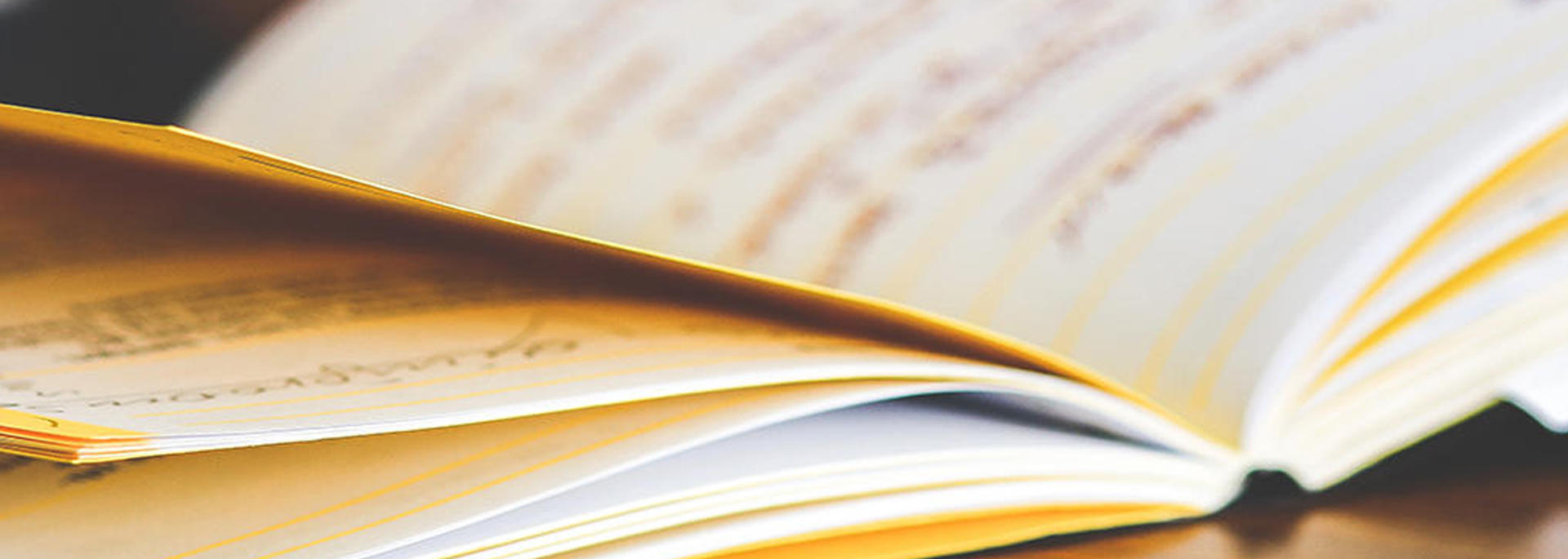 A large image of an open book